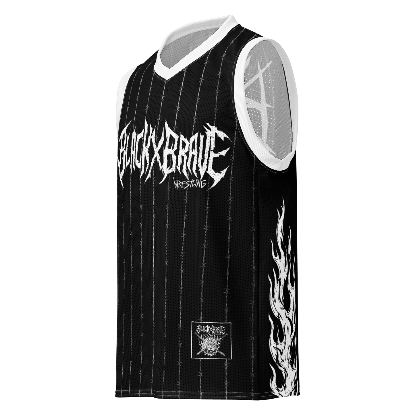 Barbed Wire Premium Basketball Jersey